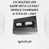 12V ROUTER UPS 8 AMP SUPER HEAVY DUTY WITH FAST MOBILE CHARGING & STANDBY LIGHT RGTECH.PK 01