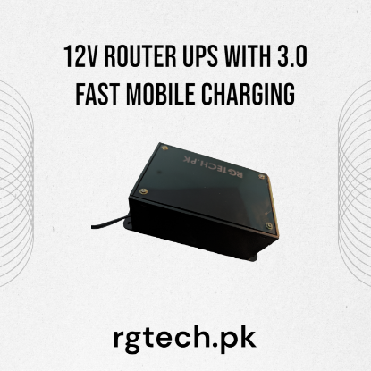 12V ROUTER UPS 4.4AMP HEAVY DUTY WITH USB FAST MOBILE CHARGING